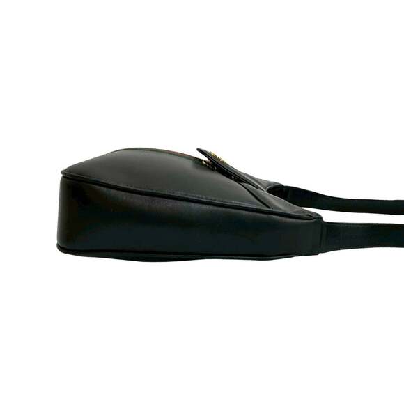 GUCCI Authentic Black Leather Shoulder Bag - Picture 6 of 10